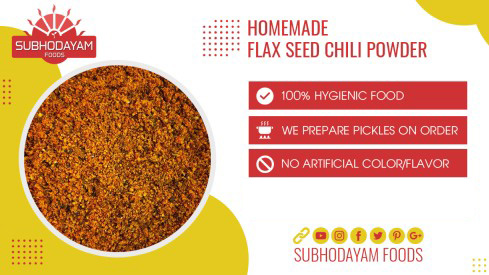 Homemade Flax Seed Chili Powder