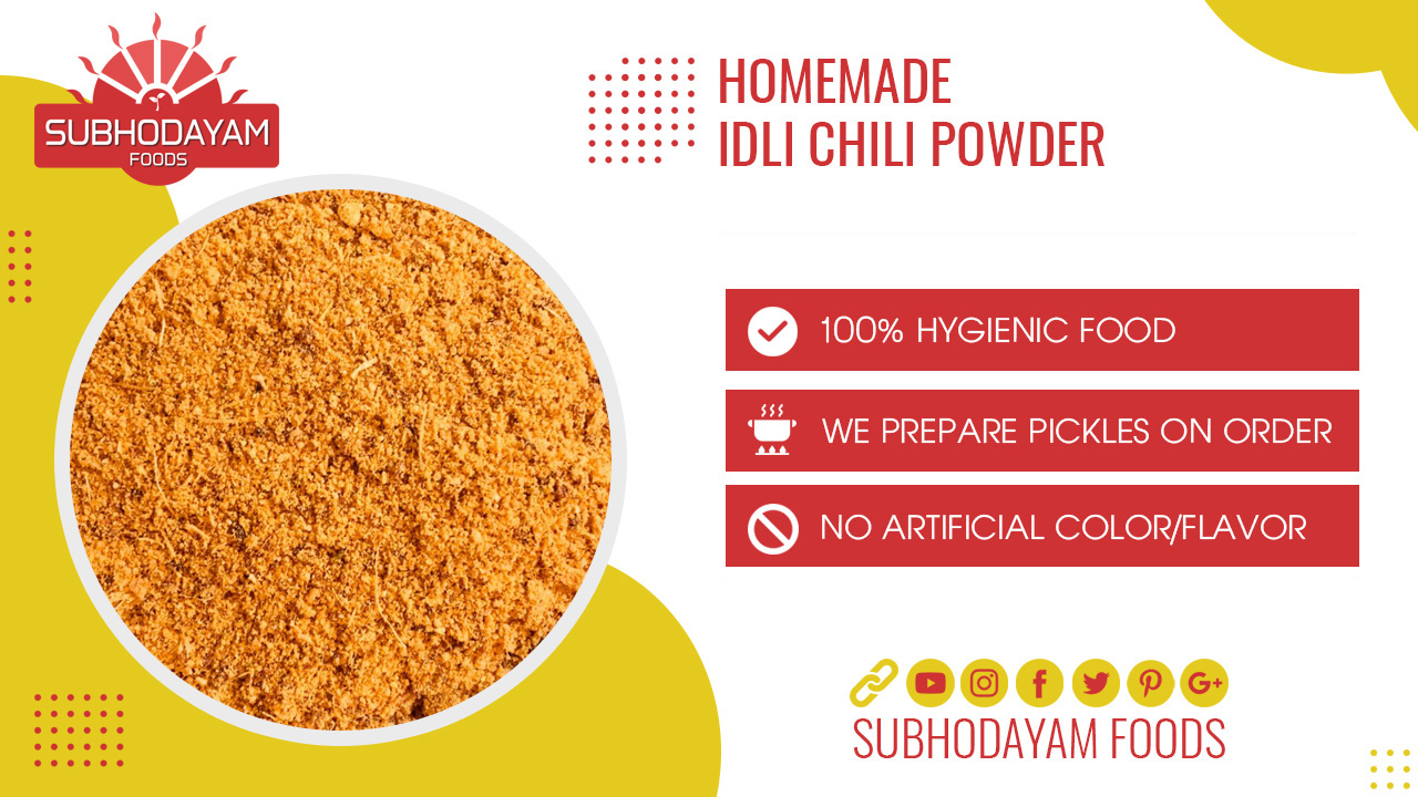 Homemade Idli Chili Powder