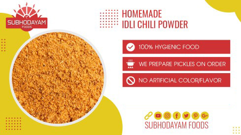 Homemade Idli Chili Powder